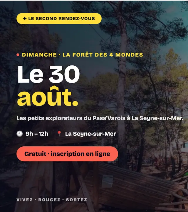 Rendez-vous nature à la Forêt des 4 Mondes, La Seyne-sur-Mer