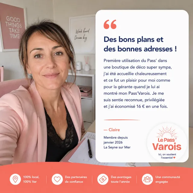 Témoignage de Claire, membre depuis janvier 2026 : des bons plans et des bonnes adresses